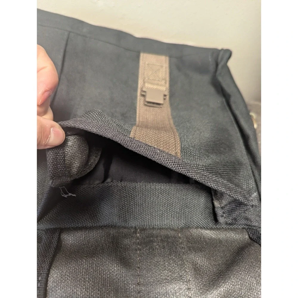 Vintage TUMI Dakota Messenger Bag Made USA Canvas Leather Laptop Satchel